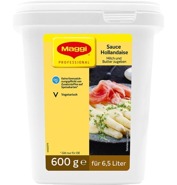 600 g, 6 kg. MAGGI® Professional Sauce Hollandaise